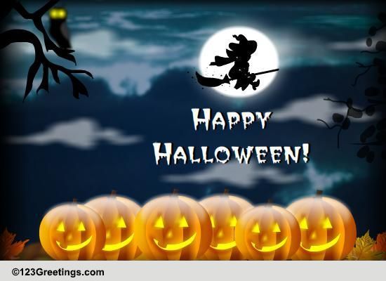 Hauntingly Happy Halloween! Free Happy Halloween eCards, Greeting Cards ...