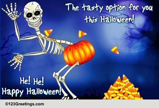 Hottest Skeleton Ever! Free Happy Halloween eCards, Greeting Cards ...