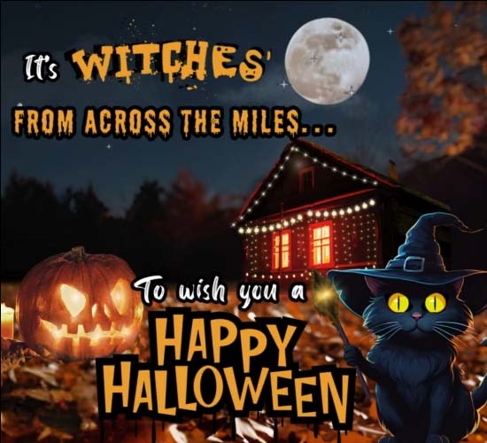 Across The Miles Wish For Halloween.