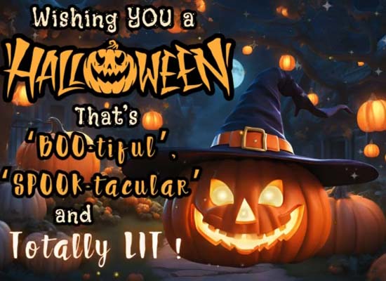 Totally Lit Halloween!