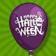 Halloween And Balloons.