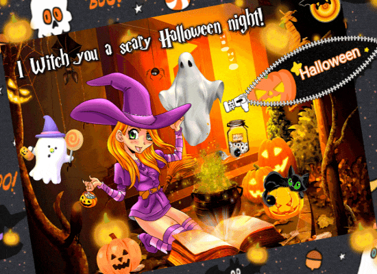 I Witch You A Scary Halloween Night!