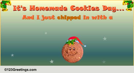 Cheerful Homemade Cookies Day Wish..