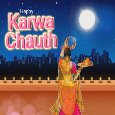 A Karwa Chauth Message Card.