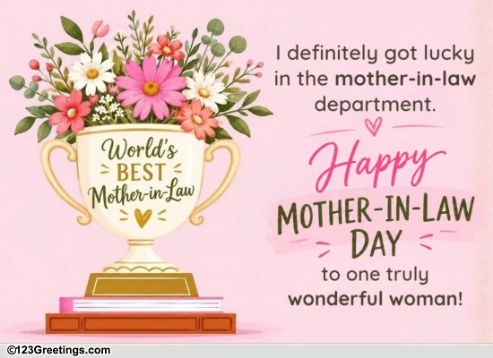 For Your Wonderful Mother In Law
