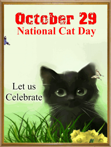 National Cat Day Ecard.
