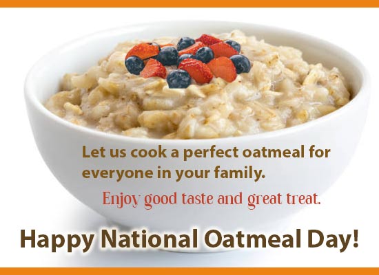 Let Us Cook Perfect Oatmeal For...