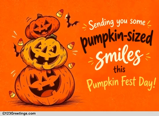 A Fun Wish To Share On Pumpkin Fest