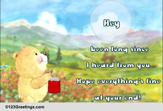 A Cute Hello!
