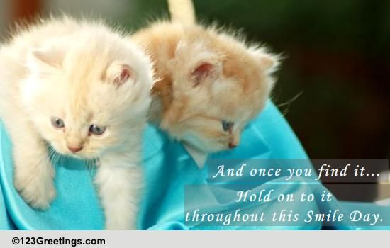 Send Happy Smile Day Wishes..