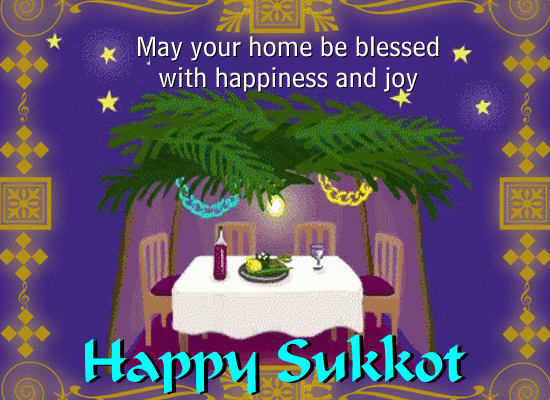 Happy Sukkot Card For You.