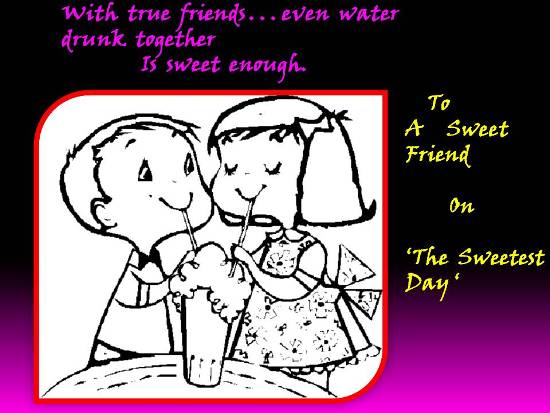 Sweet And Loving Wishes For A Friend.