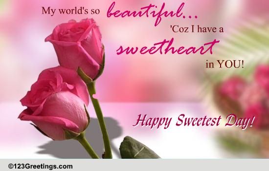 To My Sweetheart... Free Flowers & Roses eCards, Greeting Cards | 123 ...