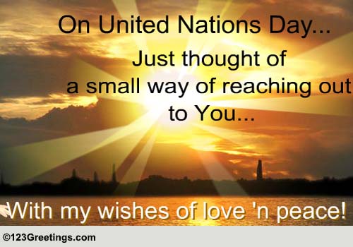 Happy United Nations Day!
