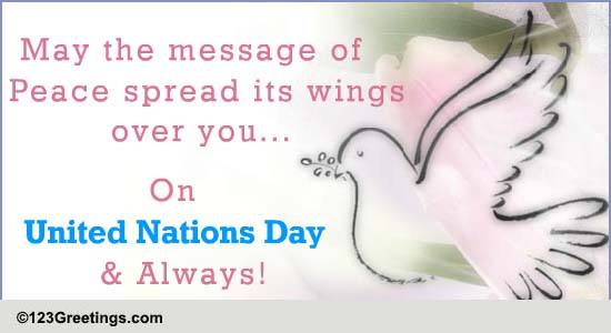 Peace Spread Its Wings...