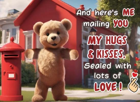 Sending My Hugs And Kisses.