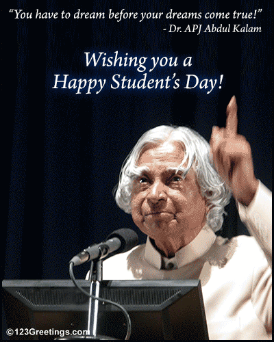 Wish You A Happy World Student's Day.