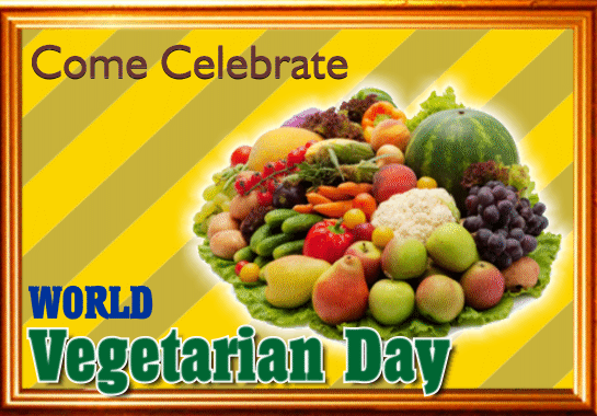 A World Vegetarian Day  Ecard.
