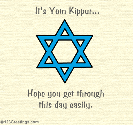 An Easy Yom Kippur...