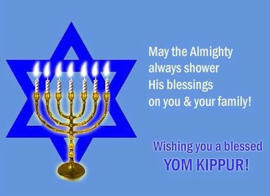 May The Almighy Shower His Blessings... Free Yom Kippur eCards | 123 ...