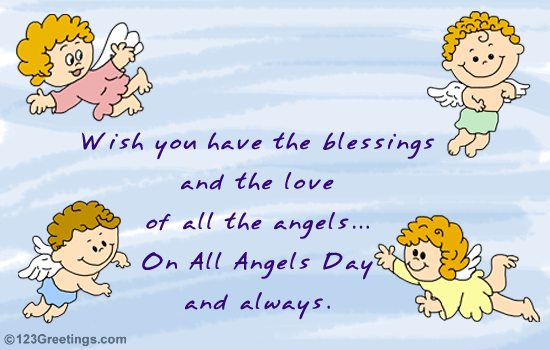 All Angels Day Blessings And Love...