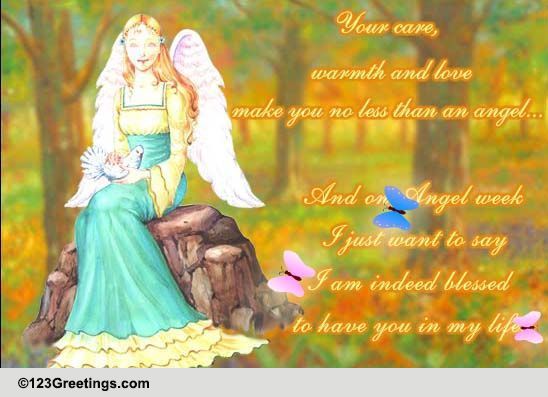 Love And Care. Free Angel Week eCards, Greeting Cards | 123 Greetings