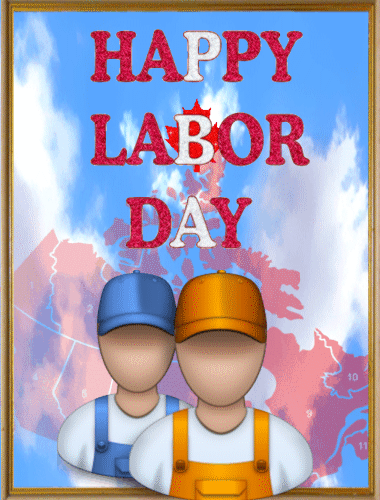 Happy Labor Day Card.