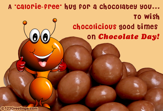 A 'Calorie-free' Hug On Chocolate Day!