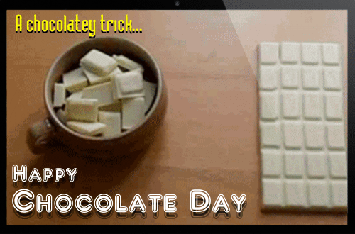 A Chocolate Trick Ecard.
