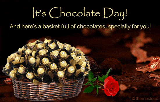 Basket Full Of Chocolates Only For You.