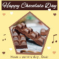 Happy Chocolate Day, Cream...