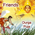 For Your Friend On Durga Puja.