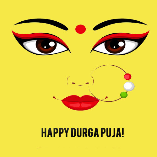 Happy Durga Puja To You.