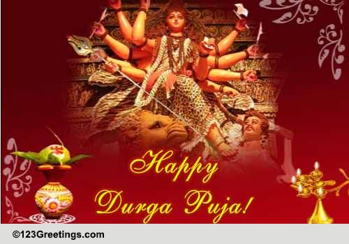 Victory Of Good Over Evil! Free Happy Durga Puja eCards, Greeting Cards ...