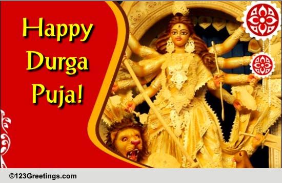Warm Durga Puja Wishes From Afar...