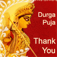 Saying Thank You On Durga Puja.