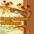 Tweets Of Sweetheart In Autumn!