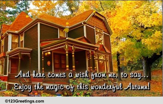 Autumn Magic Fills The Air!