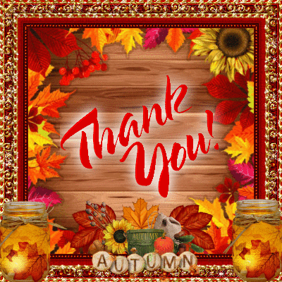An Autumn Thank You!