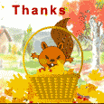 A Cute Thank You Wish On Autumn.