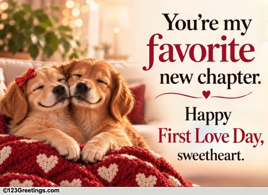For Your Sweetheart On First Love Day