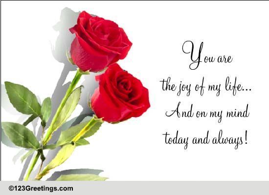 My Love...