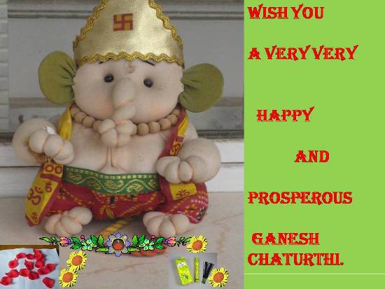 Greetings On Ganesh Chaturthi.