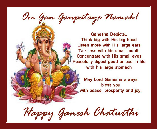 Ganesh Chaturthi Wishes For All.