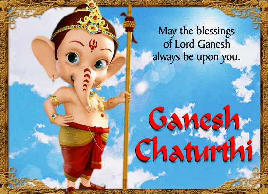 The Blessings Of Lord Ganesh.
