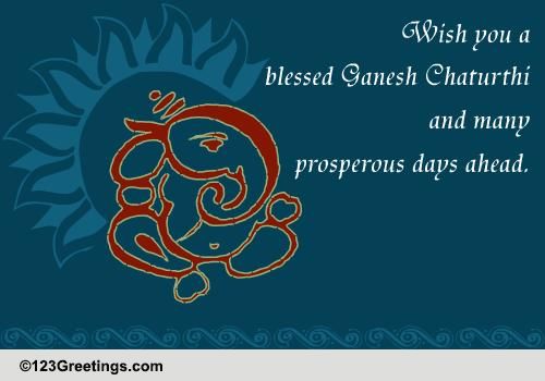 Prosperous Ganesh Chaturthi!