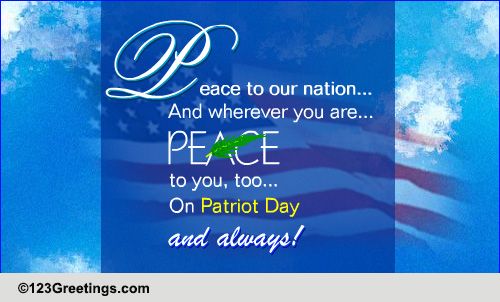 Peace To The Nation...