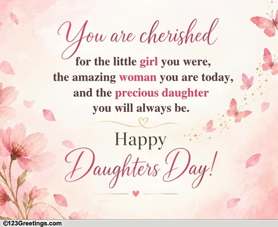 For Her On Daughters Day