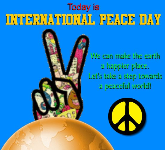 Today Is International Peace Day.
