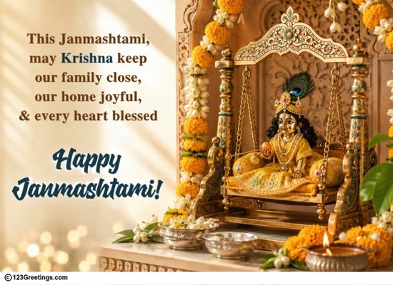 A Blessed Janmashtami Wish